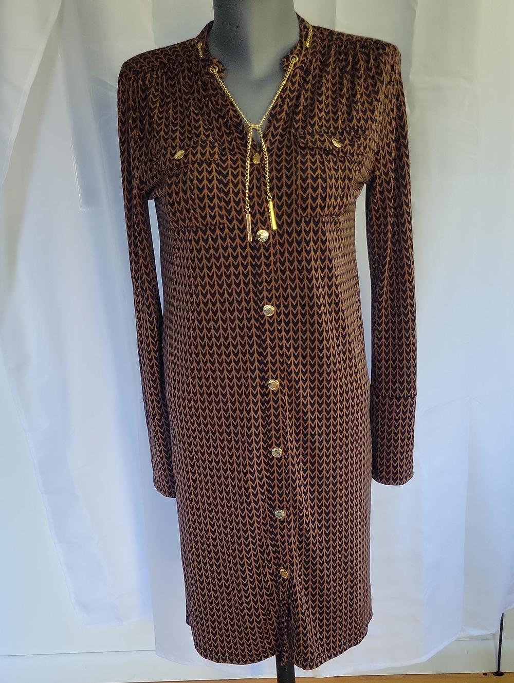 Michael Kors Dress XS Black/Brown